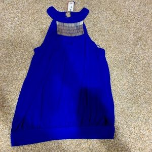 The Limited Royal Blue Halter